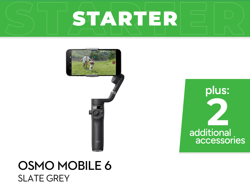 Osmo Mobile 6 Starter Combo (Slate Grey)